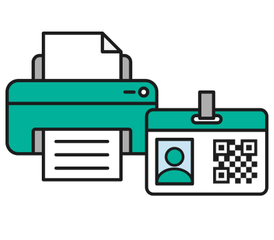 QRカードの印刷と作成作業